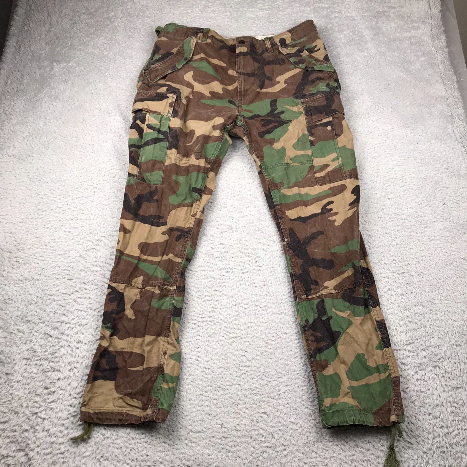 Polo Ralph Lauren Mountain Trousers Mens 33 Slim Fit Cargo Utility Surplus Pants